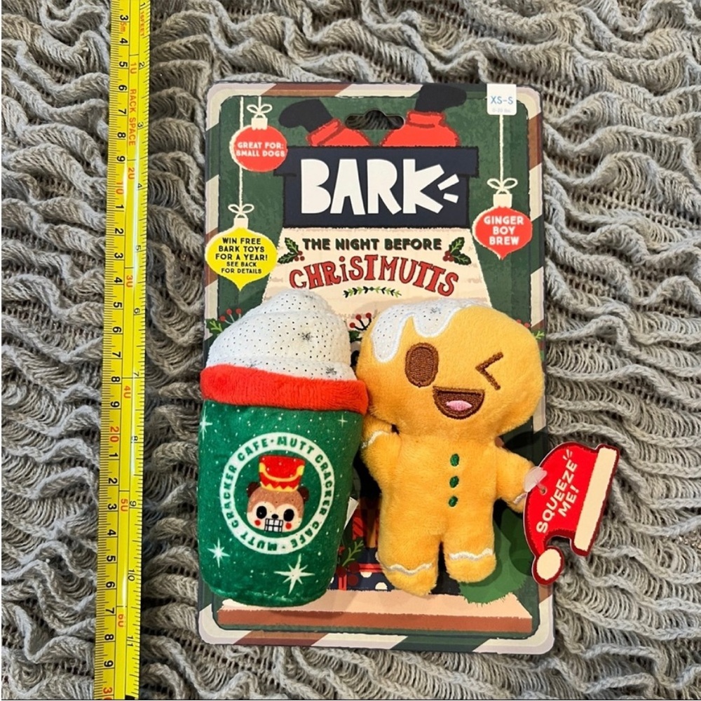 Bark Ginger boy Brew 2 pack Dog Toy